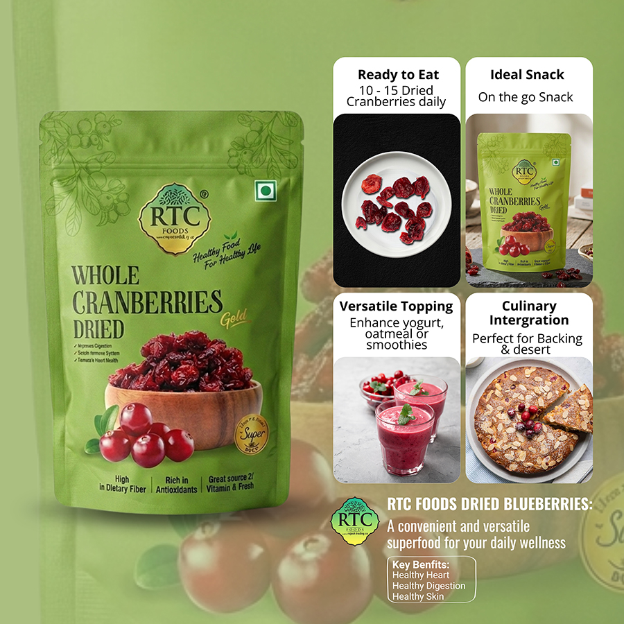 Whole Cranberries Dried (Gold) - Image 5