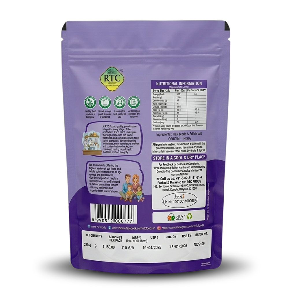 Flax Seeds Raw - Image 2