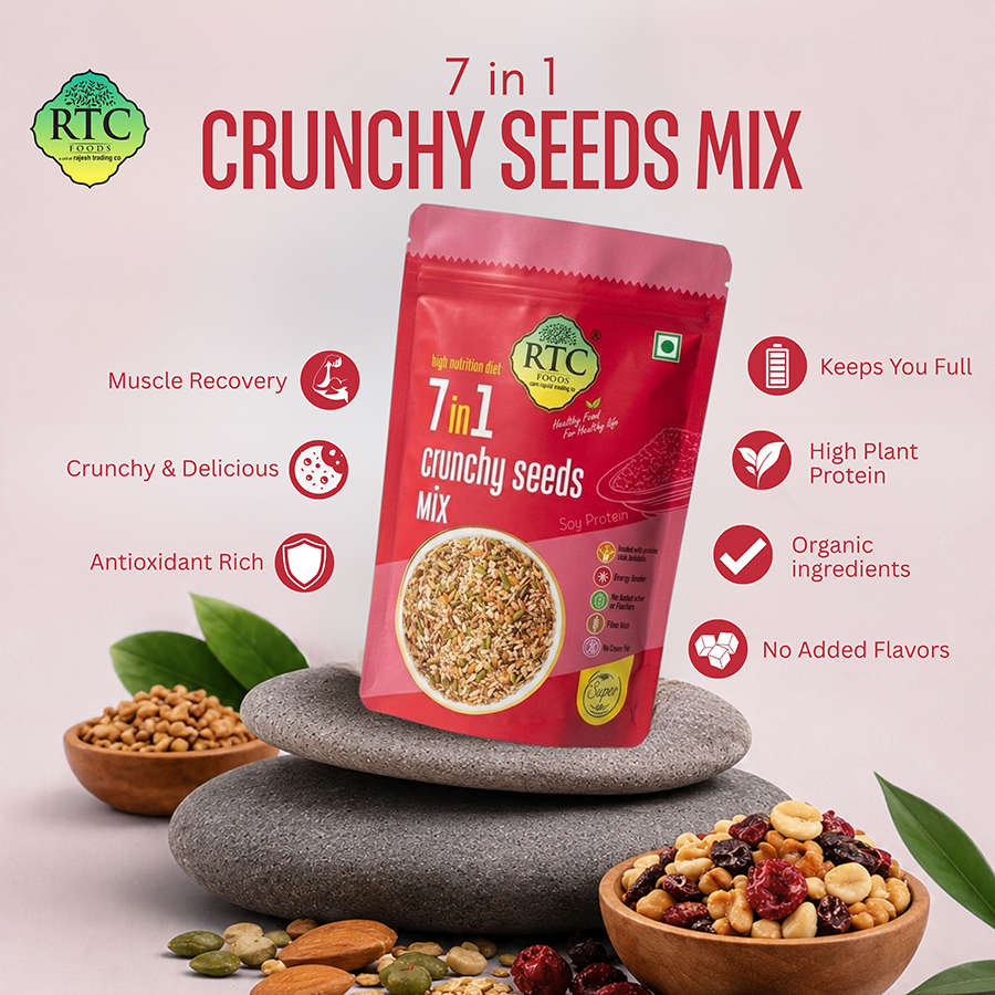7 In 1 Crunchy Seed Mix (Packet) - Image 4