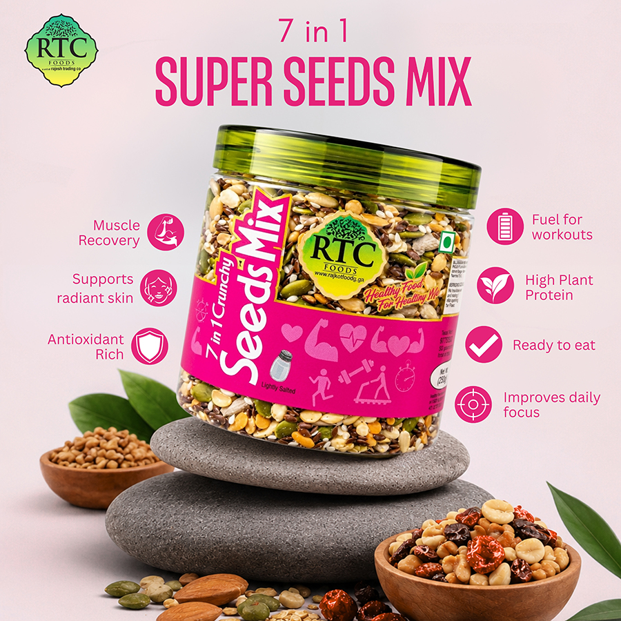 7 In 1 Crunchy Seed Mix (Jar) - Image 3