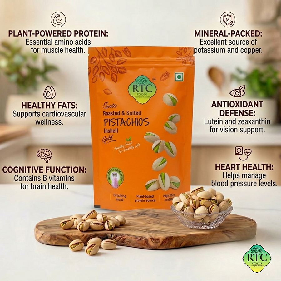 Exotic PISTACHIOS inshell roasted & salted (Gold) - Image 4