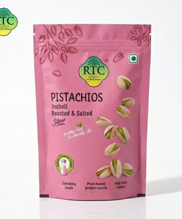 PISTACHIOS inshell roasted & salted (silver) pink packet
