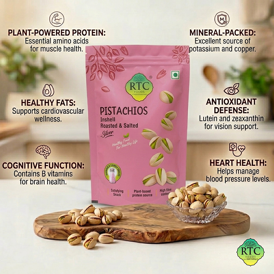 PISTACHIOS inshell roasted & salted (silver) pink packet - Image 4
