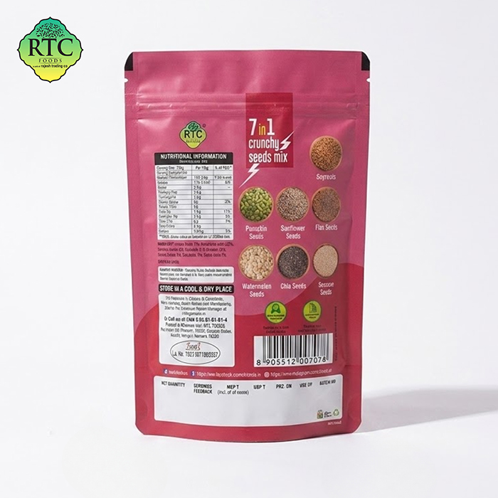 7 In 1 Crunchy Seed Mix (Packet) - Image 2