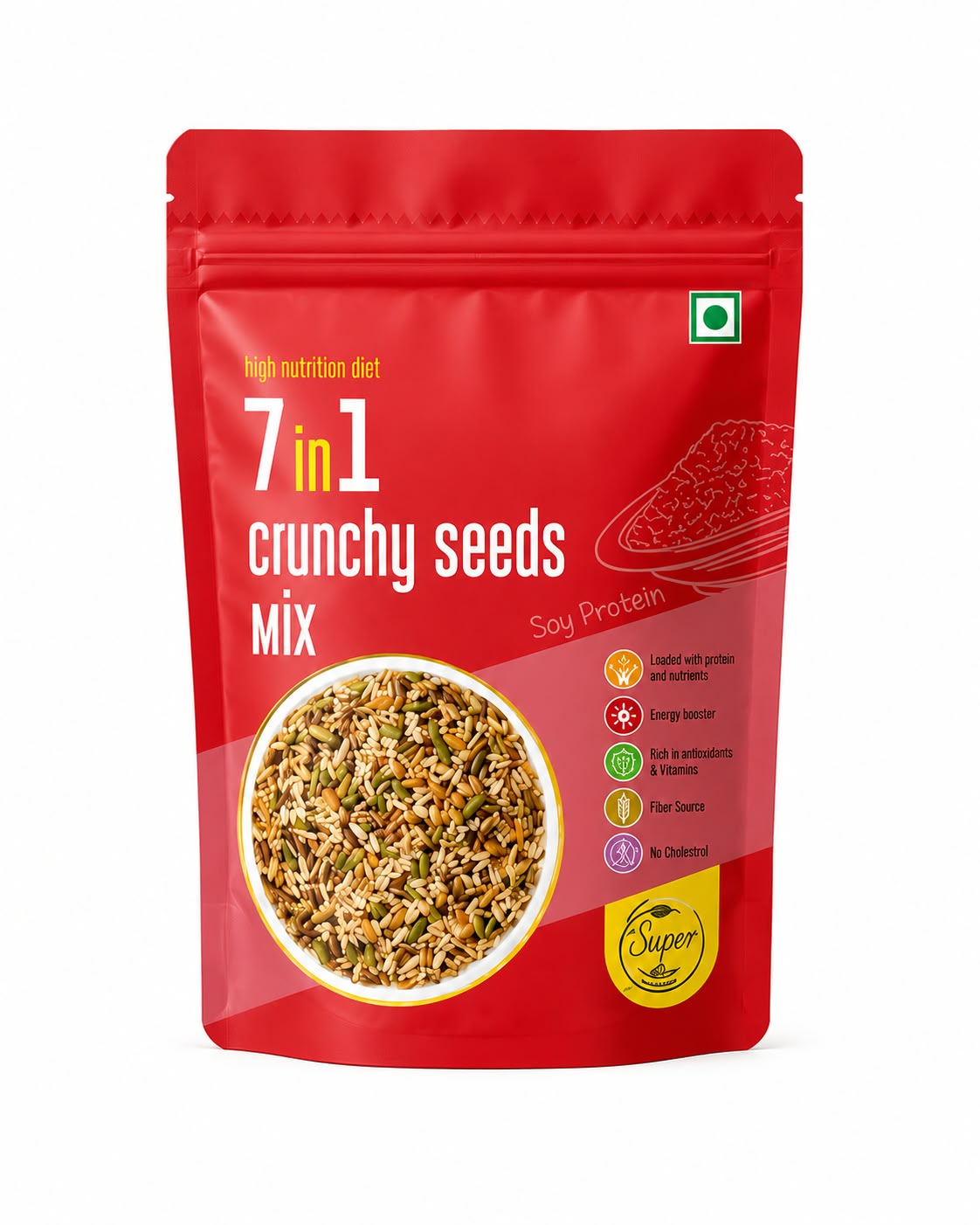 7 In 1 Crunchy Seed Mix (Packet)